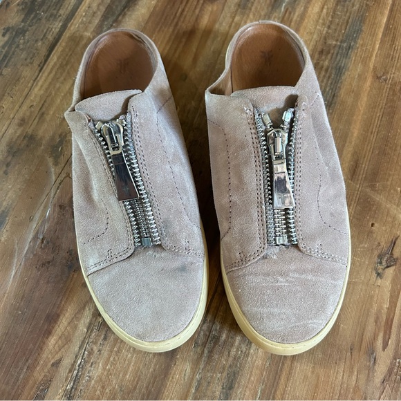 Frye Shoes - Frye Lena Zip Low Slip On Sneakers